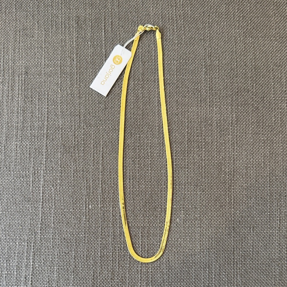 Gorjana Gold Necklace with Gold Clasp
